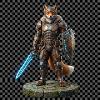 Fox Warrior Textured