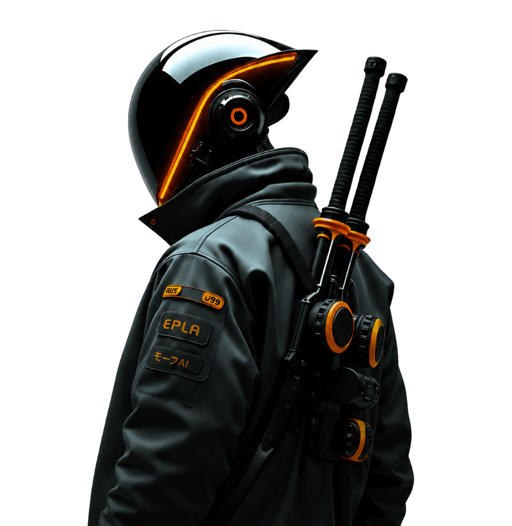 Futuristic Soldier AI 3D Model