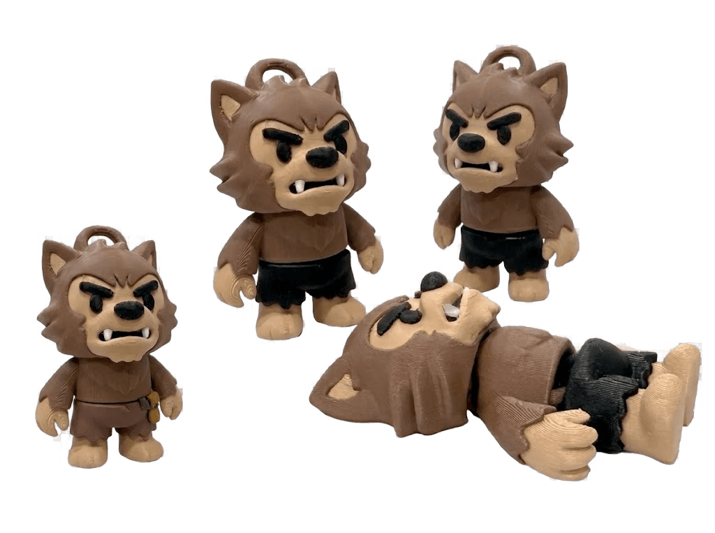 Figlitz Wolfman & Keychain