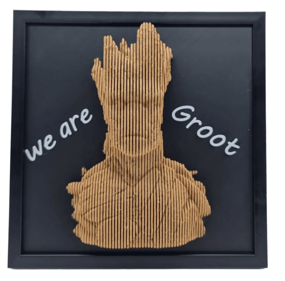 Layered Groot Portrait 0