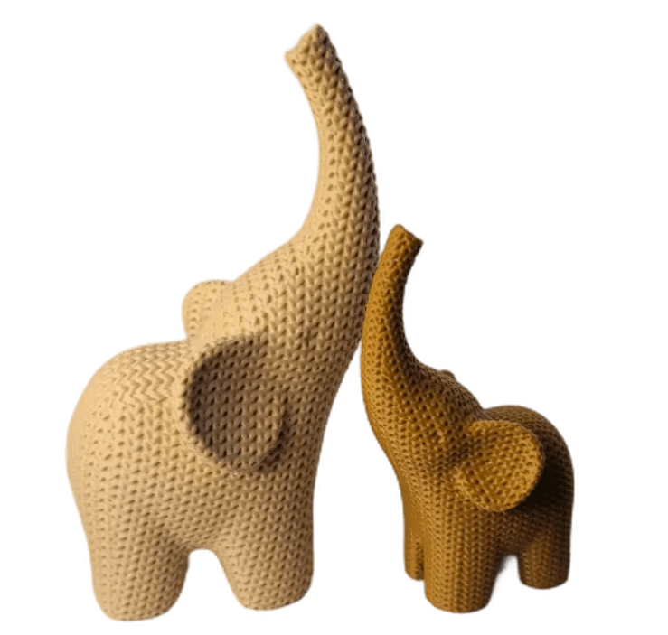 Knitted Texture Elephant 0