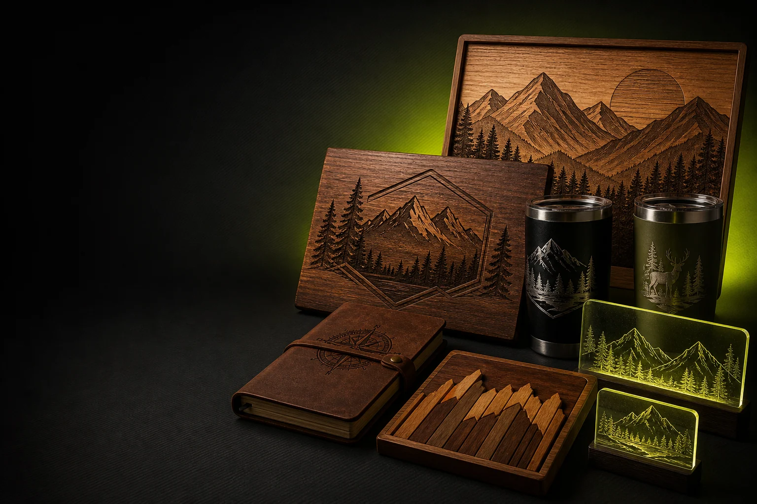 Personalized laser engraved gifts and keepsakes
