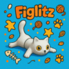 Cat Figlitz – Adorable 3D Printed Flexi Cat Toy - الصورة 2