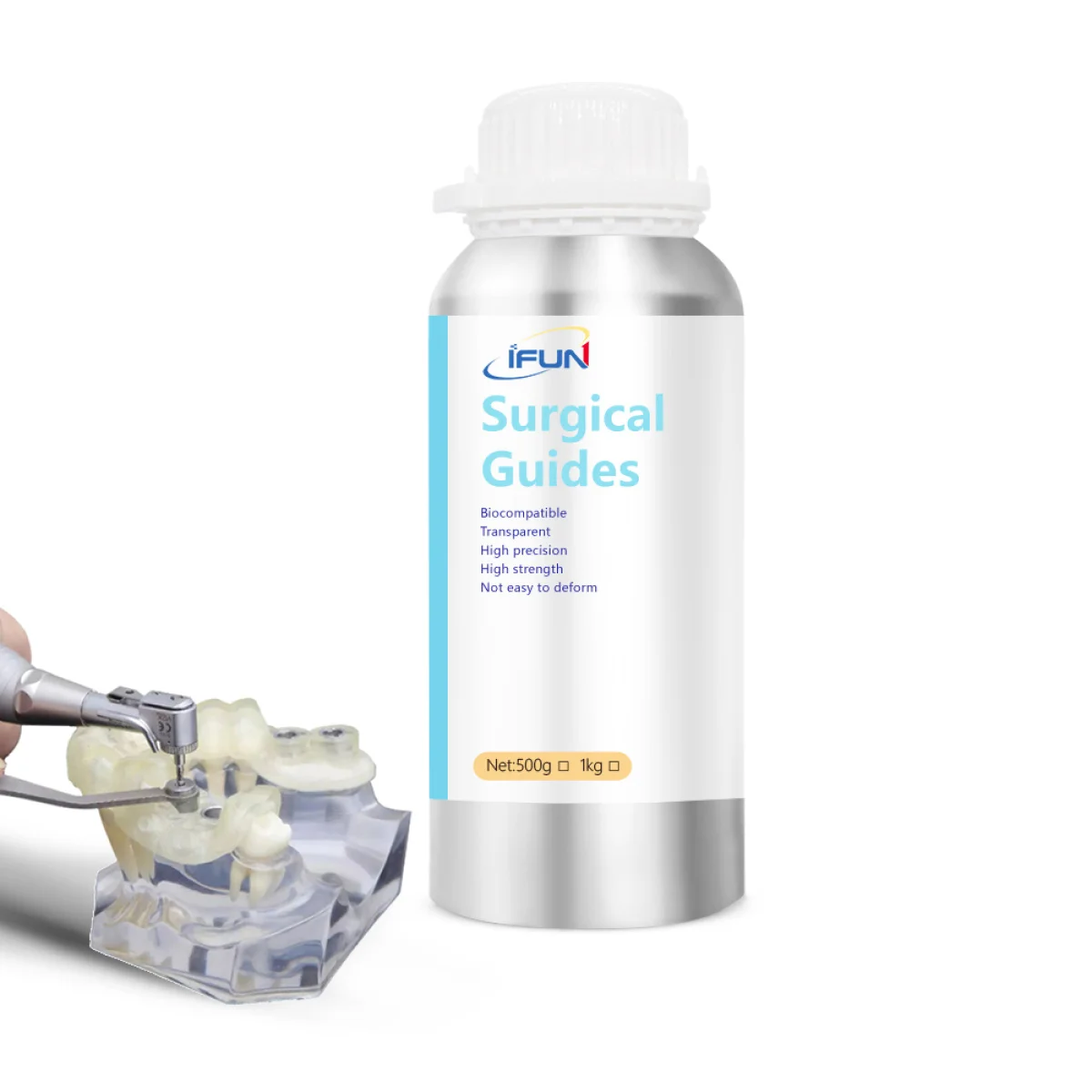 iFUN Surgical Guide Resin ( iF3165 ) 0.5KG iFUN Surgical Guide Resin ( iF3165 ) 0.5KG - الصورة 1