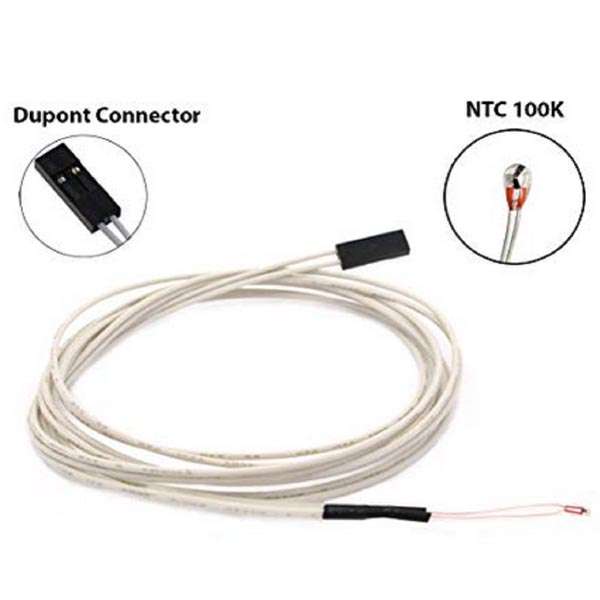 NTC 100K B3950 Thermistor Sensor With Cable For Extruder NTC 100K B3950 Thermistor Sensor With Cable For Extruder - Image 3