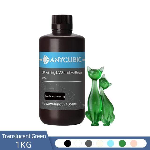 anycubic-3d-printing-materials-trans-green-1kg-anycubic-405n Anycubic Standard resin 1KG - Image 17