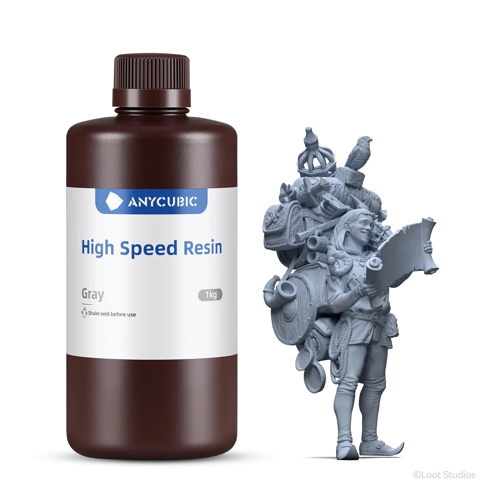 Anycubic High Speed Resin 1kg Anycubic High Speed Resin 1kg - Image 1