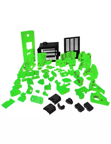 printed-parts-for-prusa-mk3s-green Prusa i3 MK3S+ 3D Printer parts (38 part) - Image 4